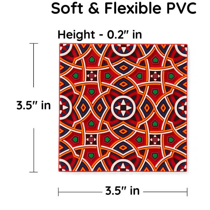 Mosaic Homeware - Vendita all'ingrosso Sottobicchiere - Rivers Coaster - Set di quattro6