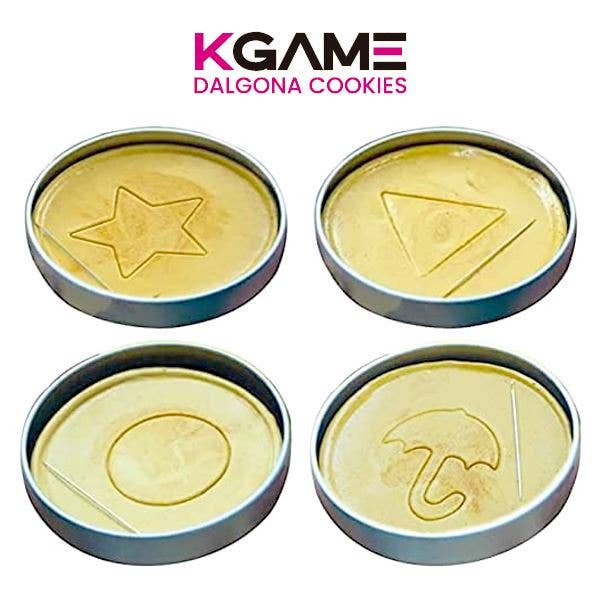 Showcase - Wholesale Cookie - KGAME Dalgona Cookie Tin (2 Cookies)  Viral Season 1 in PDQ6
