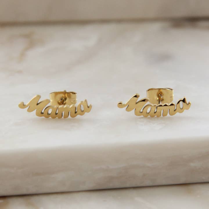 Mama Studs - Mother's Day Gift - Mama Earrings- Gift for Mom for wholesale by MAIVE