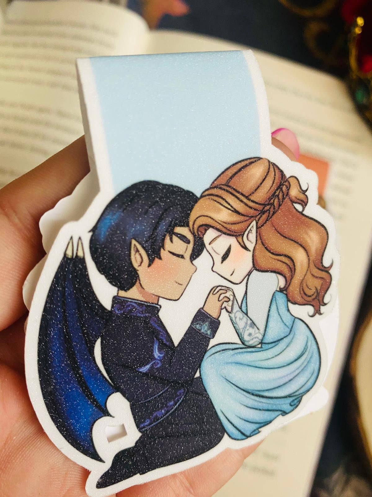 Alsace’s Art - Wholesale Bookmark - Custom Glitter Magnetic Bookmark.6