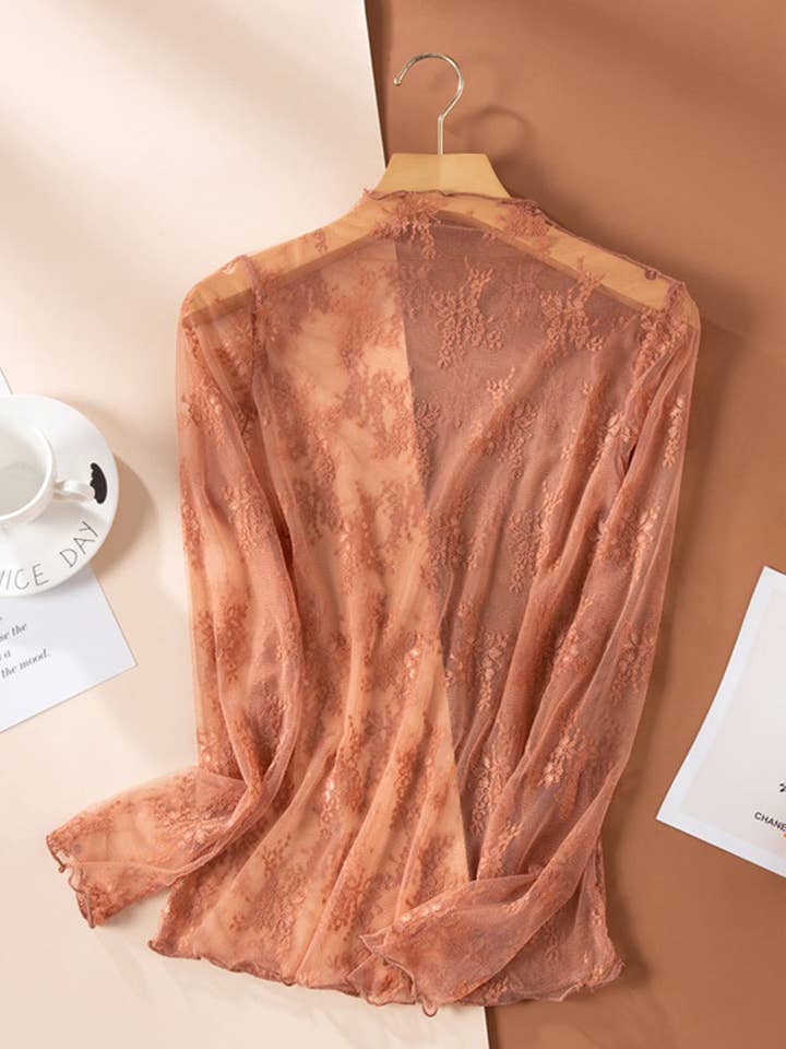 safistyle - Wholesale Blouse - Women's - Lace Long Sleeve Top2