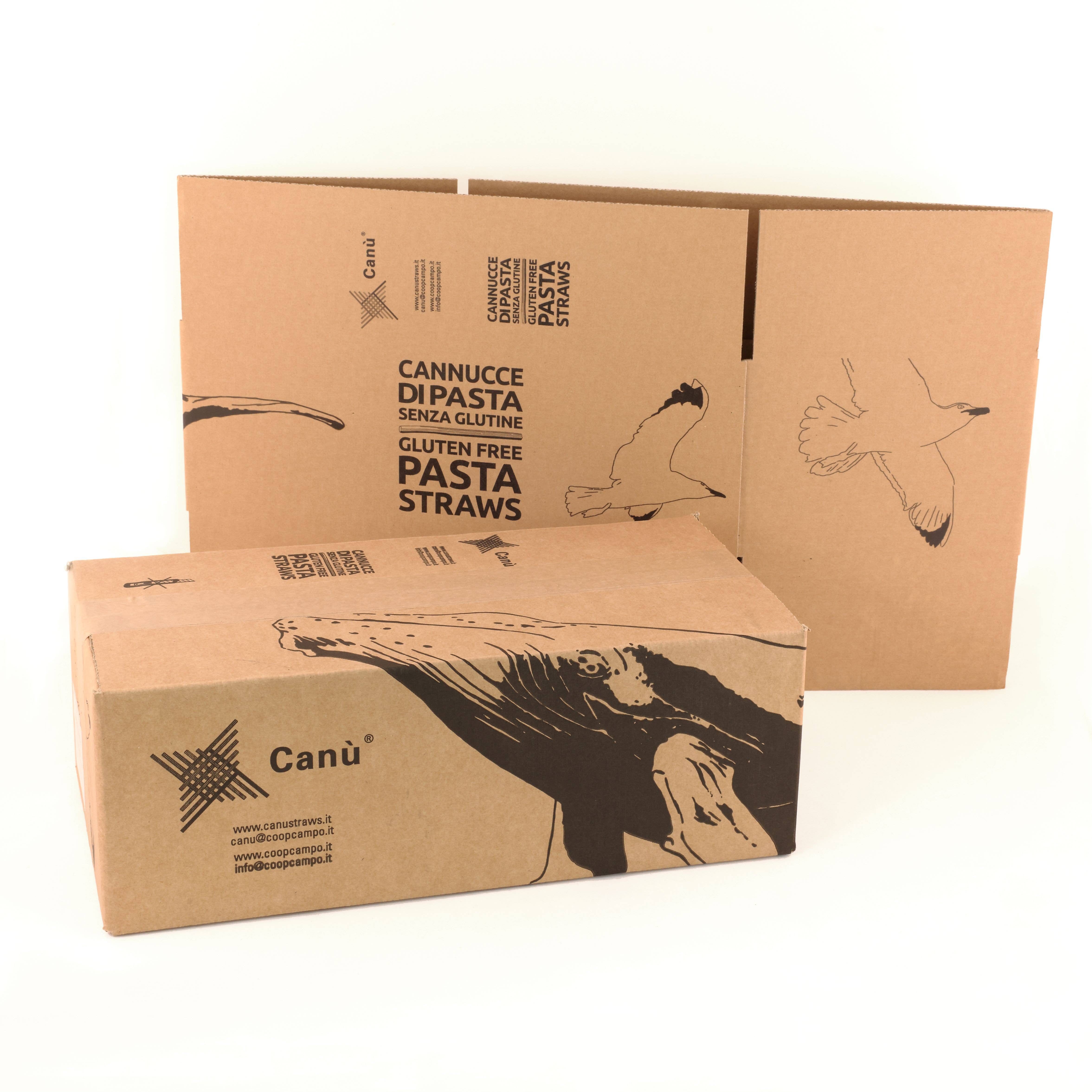 Canù - Wholesale Drinking Straw - Yellow straw of organic pasta and gluten free 3 Kg2