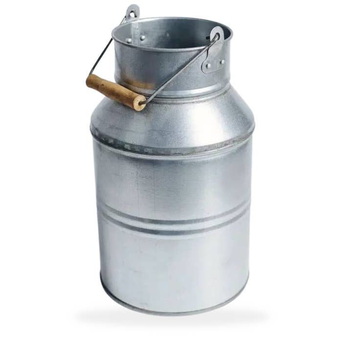 Zinken container zinken container plantaardige melkkan natuurlijk zink voor wholesale door Waldsehnen - Art of Handmade