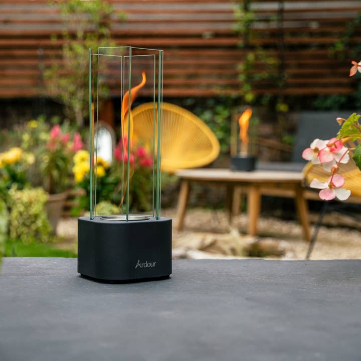 Neon Kactus - Wholesale Decorative tabletop object - Ardour Savita - Indoor & Outdoor Tabletop Fire Pit - (Black)2