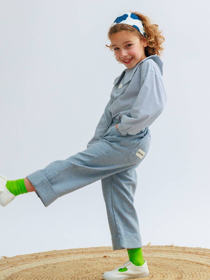 RECYCLED DENIM TROUSERS for wholesale by GARRULES