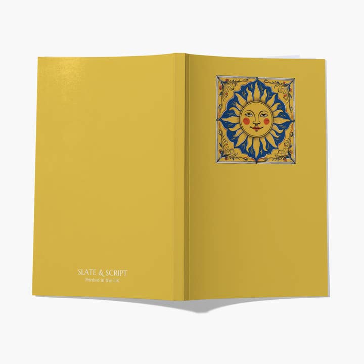 Slate and Script 'Amalfi Sun' A5 Notebook 80 pages for wholesale by Slate and Script