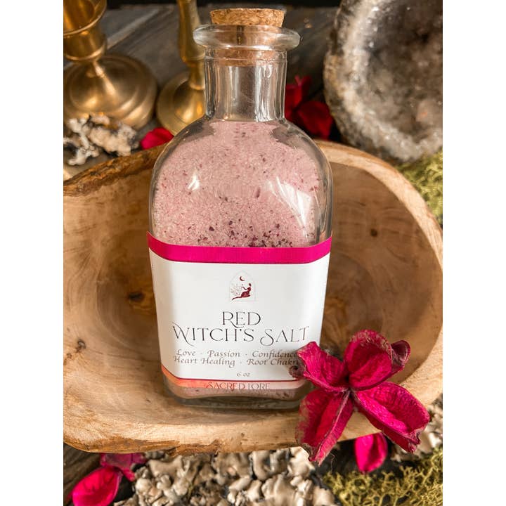 Sacred Lore - Vendita all'ingrosso Attrezzatura per meditazione - Sale della strega rossa, incantesimo d'amore, rituale di amor proprio