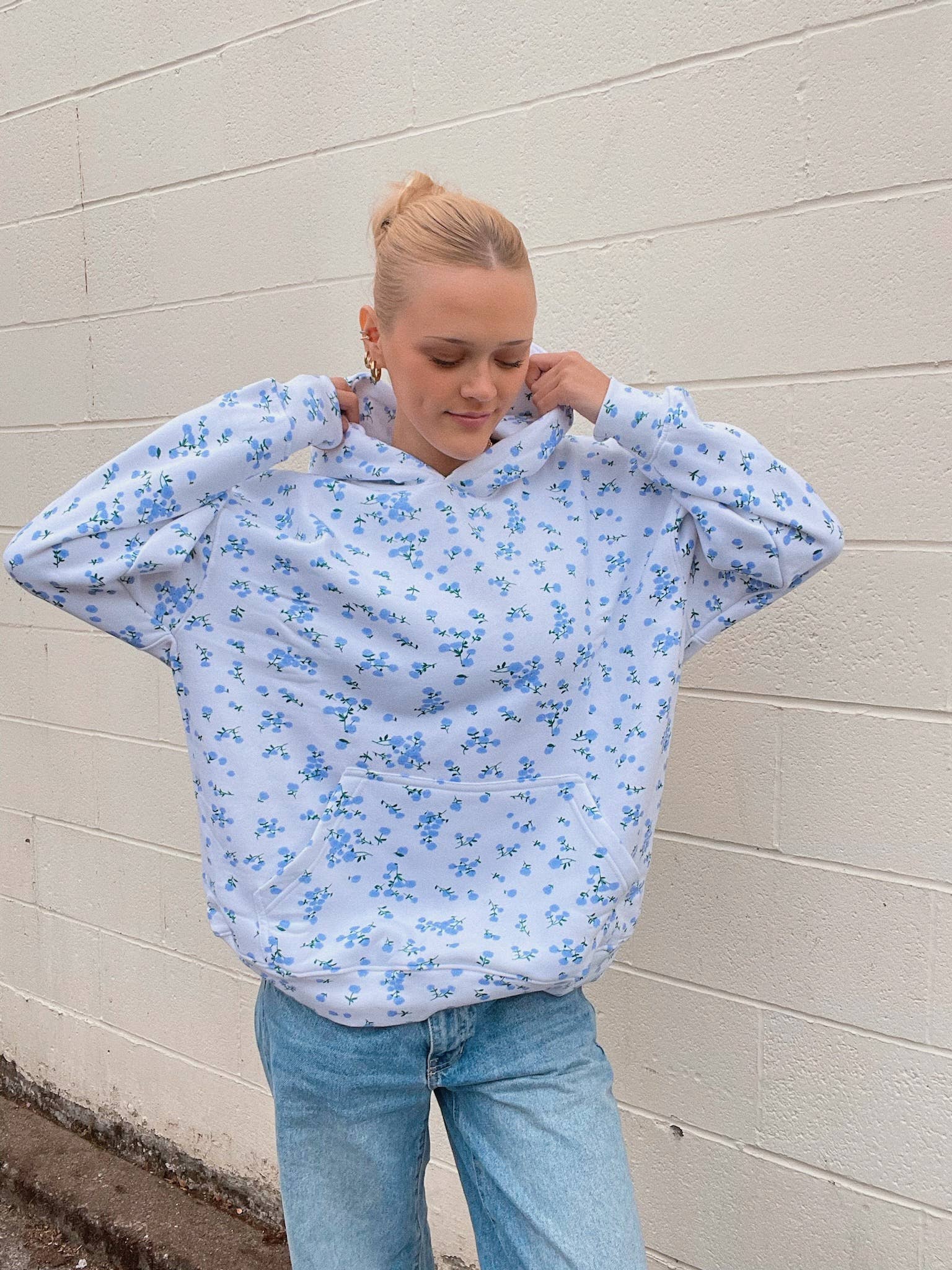 Happy Hour - Wholesale Hoodie - Women's - Floral Hoodie-Customizable(State/City) Embroidery 1