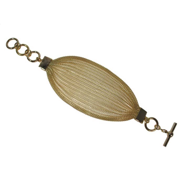 Adjustable Wide Mesh Bracelet for wholesale by Erica Zap Designs