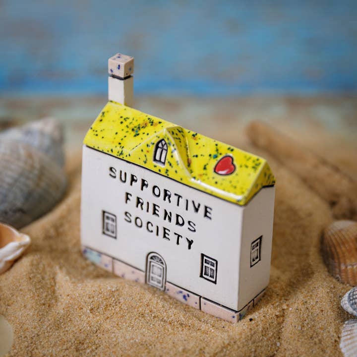 Mindful Atelier - Wholesale Decorative Tabletop Object - SUPPORTIVE FRIENDS SOCIETY Tiny Ceramic House1
