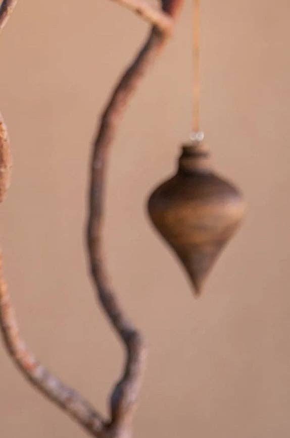 The African Home Goods - Wholesale Ornament Set - Traditional Carved Wooden Ornaments Decorations or Festive - English Oak1