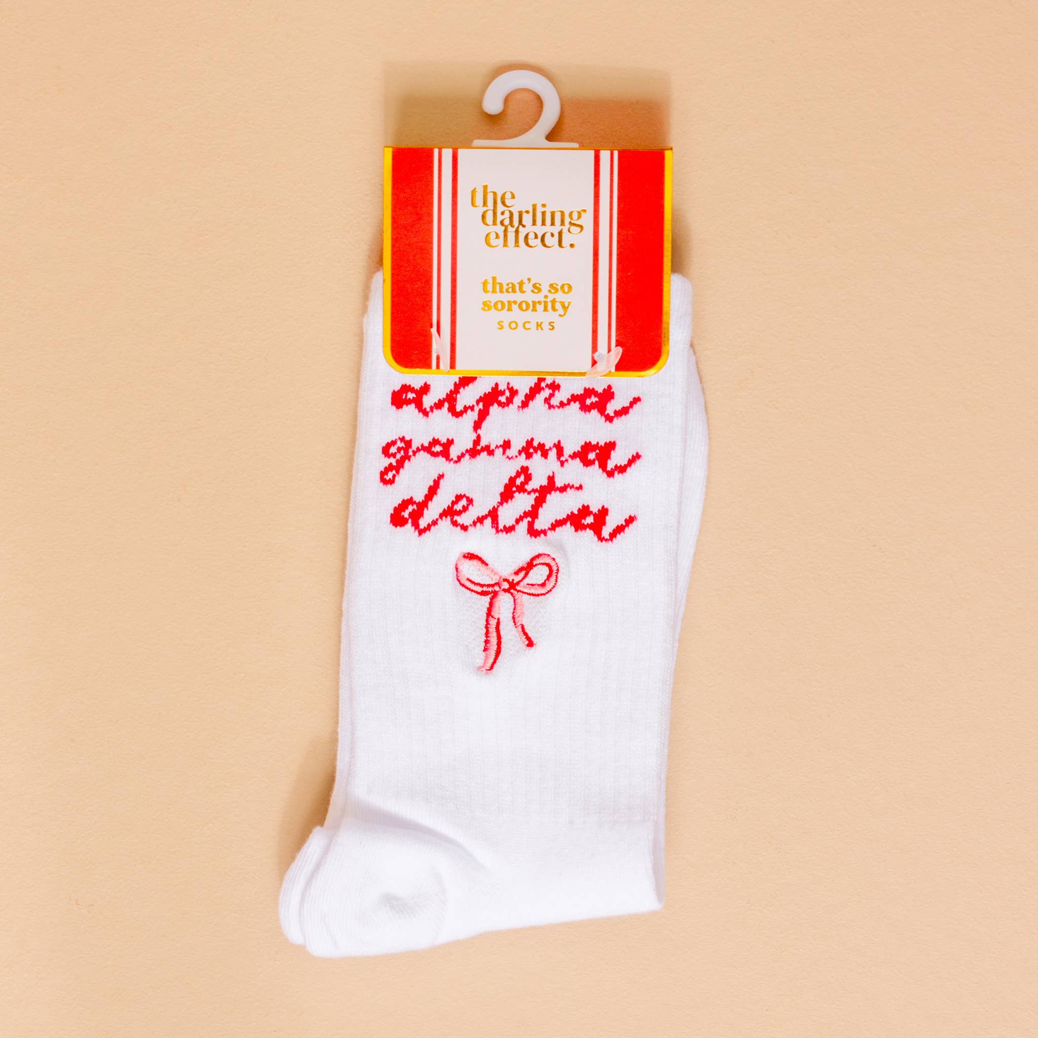 The Darling Effect - Vente Porte-clés – femme - Chaussettes montantes brodées de sororité2