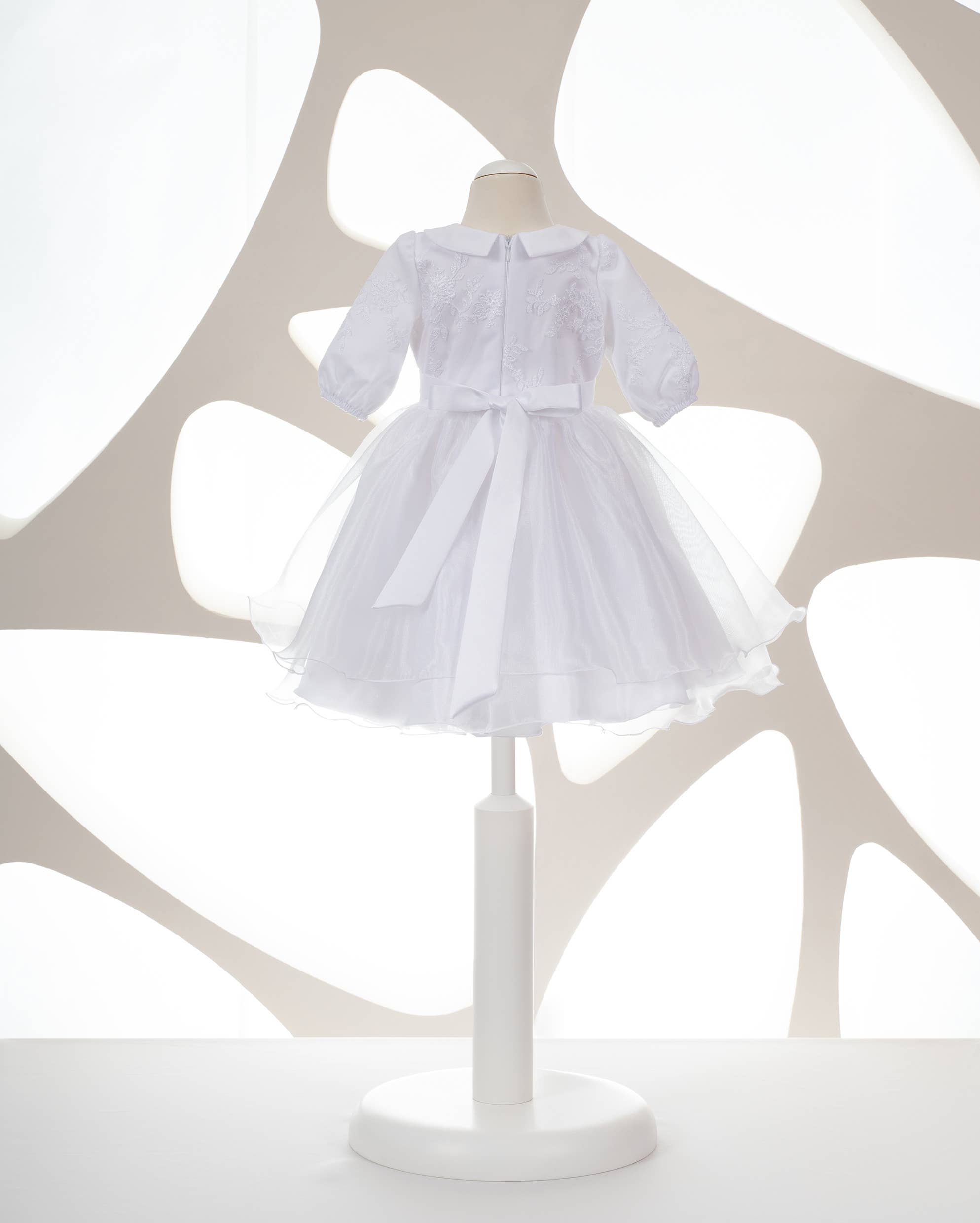 Bajabella – Engroshandel Kjole - Baby – Ny! Dåbskjole til piger, dåbskjole, babytøj til piger1