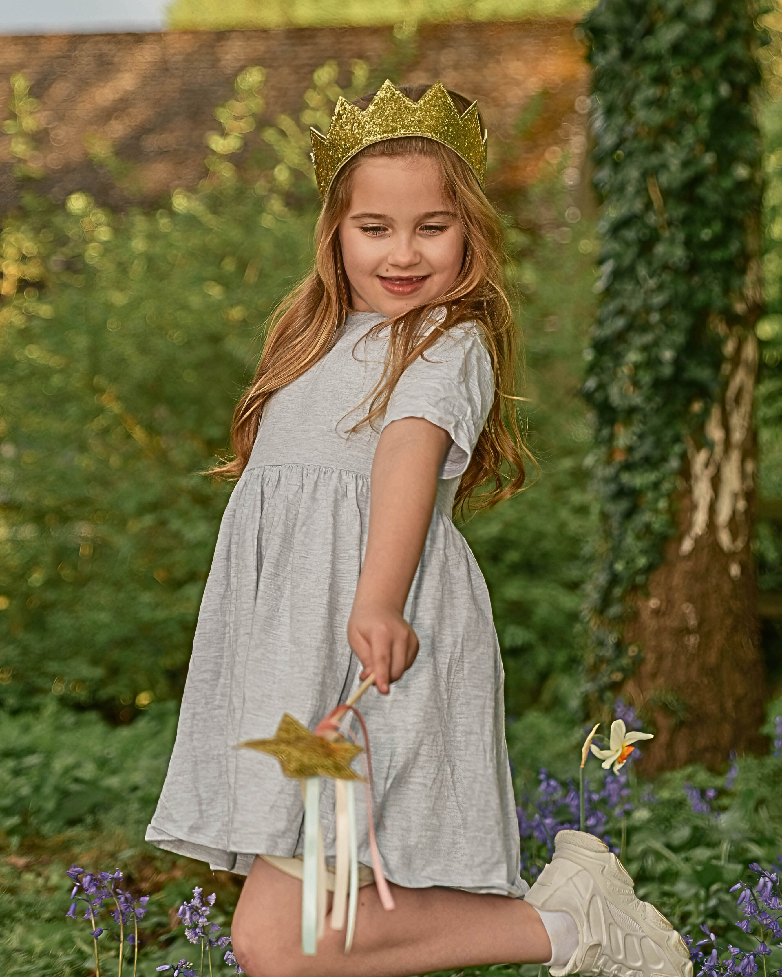 A is for Alice Costumes - Wholesale Toy Wand - Kids - Gold Glitter Magic Wand - Kids Dress Up Accessory5