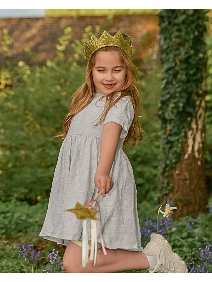 A is for Alice Costumes - Wholesale Toy Wand - Kids - Gold Glitter Magic Wand - Kids Dress Up Accessory5