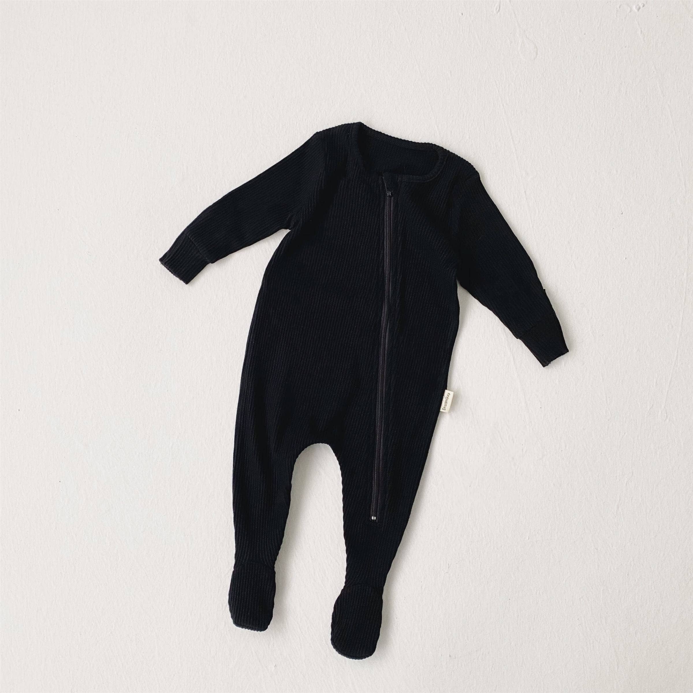 DreamBuy – wholesale Nattdräkt – Baby – Personlig ribbad romper och sparkdräkt 0–3 år unisex6