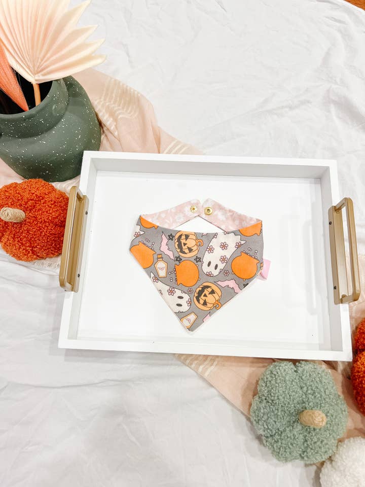 Bandana réversible pour chien "Ami le plus mignon d'Halloween", collier d'automne pour la vente par StellaLoo