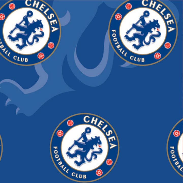 Chelsea FC 2 Sheets & 2 Tags Gift Wrap for wholesale by Danilo Promotions Ltd
