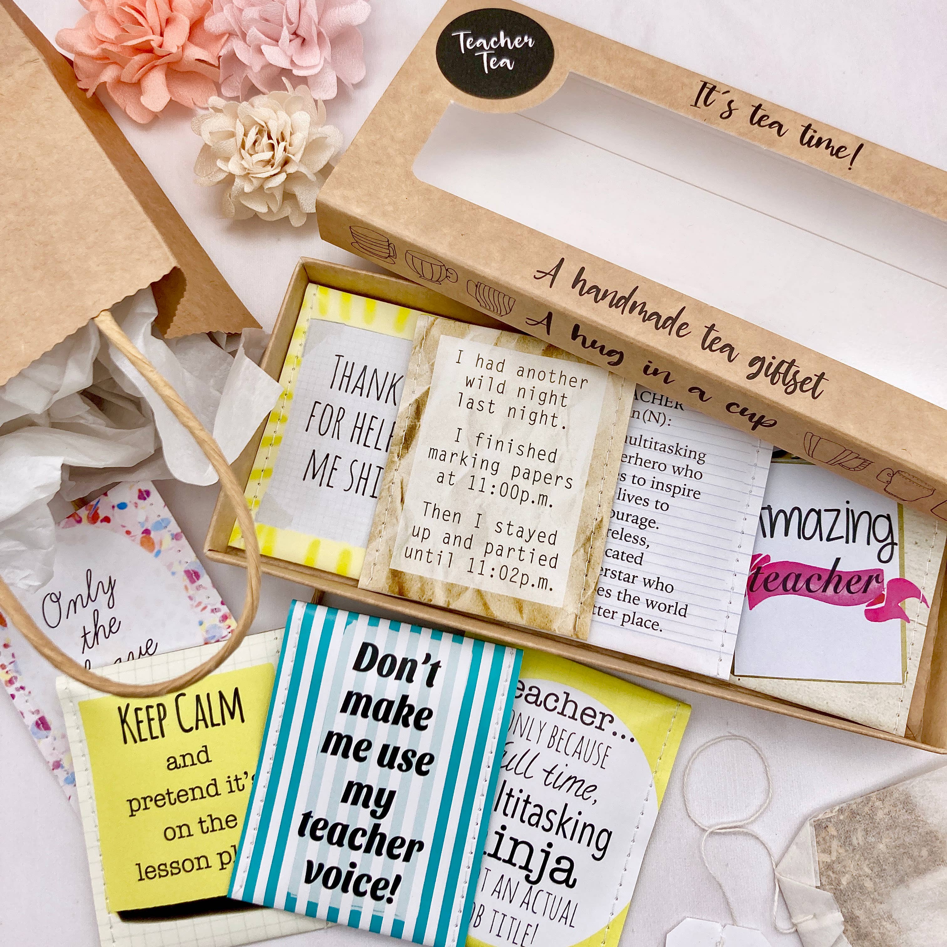 Victoria Mae Designs – wholesale Tea bags – Teacher Gift: Tea Giftset For An Amazing Teacher3