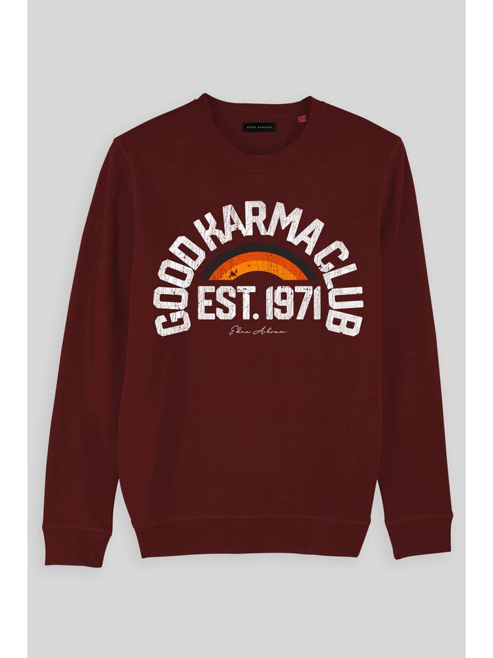 Eden Ashram - Wholesale Graphic Sweatshirt - Women's - Good Karma Club Premium Crew Neck Sweatshirt4