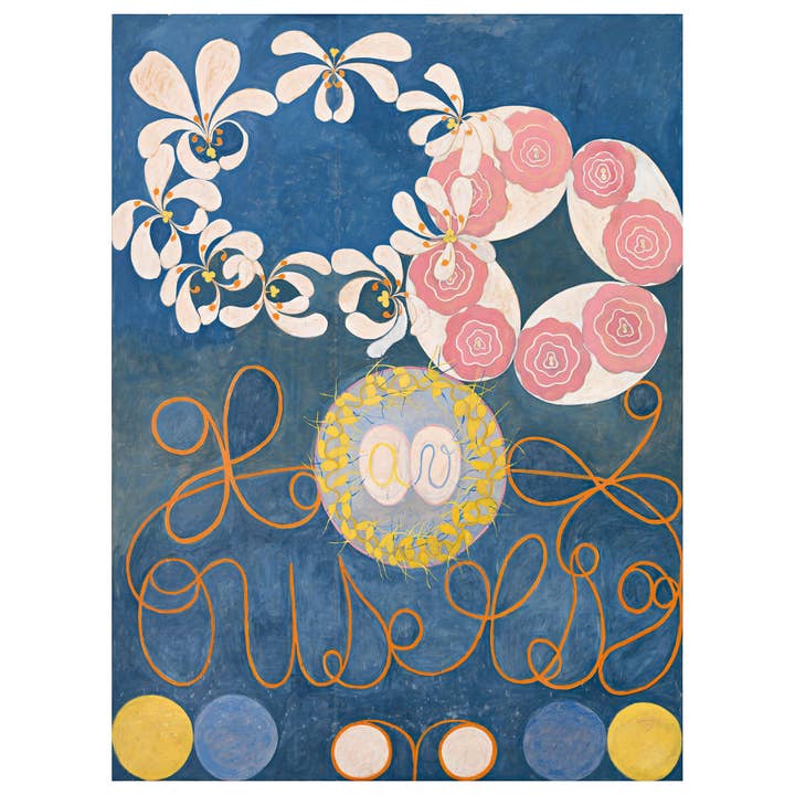 Rock Paper Scissors Wall Art - Wholesale Art Print - Hilma Af Klint The Ten Largest No. 1 Guggenheim Exhibition P1