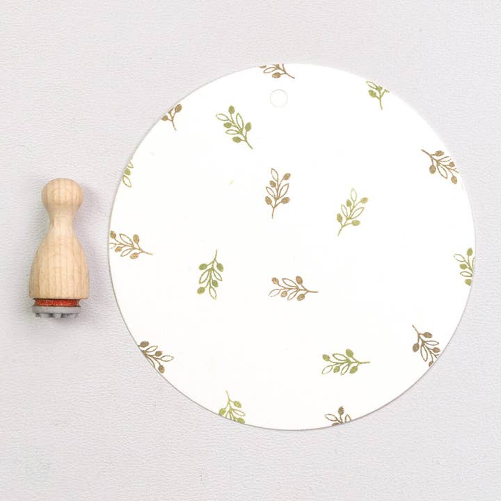 12x Stempel | Olivenzweig mini für den Großhandel von Perlenfischer