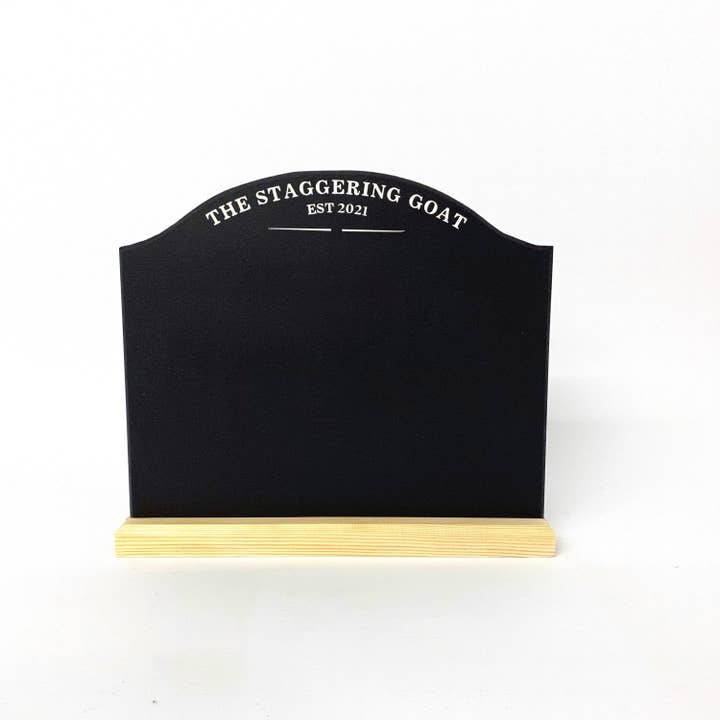 BoozyWoo's - Wholesale Chalkboard - Chalkboard Menu | Customisable Sign| Home Bar Menu |7