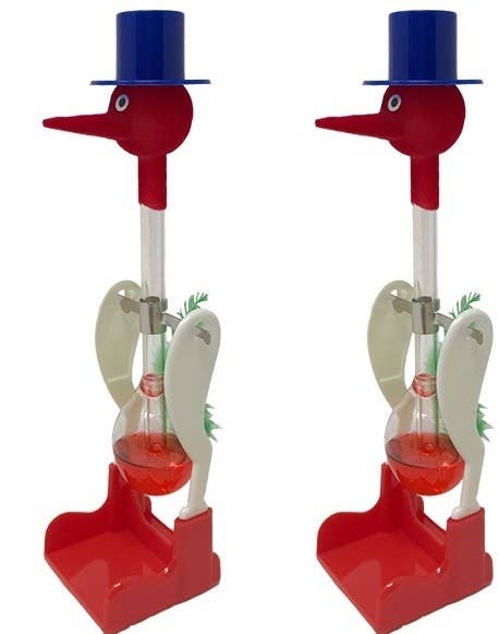 NOVELTIES WHOLESALE INC - Wholesale Classic Toy - Kids - 100-Drinking Bird-Sippy Bird -Perpetual Motion Science 4