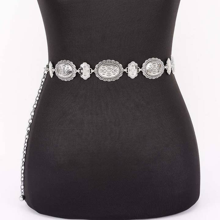 3AM BY H&D ACCESSORIES - Wholesale Belt - Women's - Vintage Metal Chain Belt5