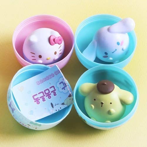 K-Wonderland - Wholesale Figurine Toy - Kids - Sario Characters adorable round Figure blind Capsule SET3