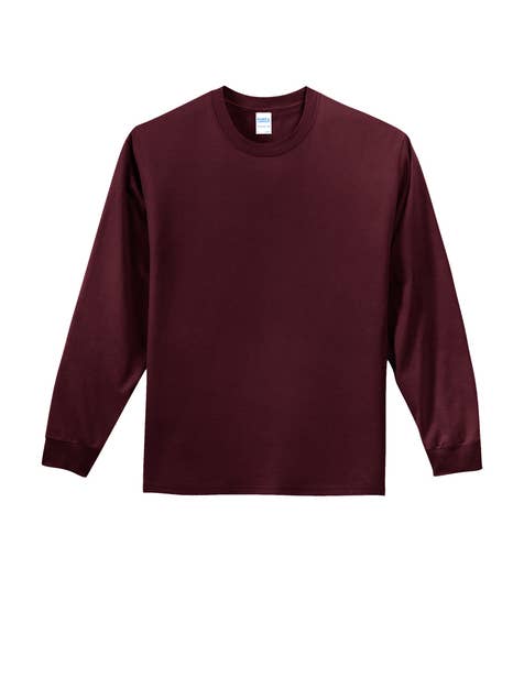 Print The Dream - Wholesale T-Shirt - Men's - Port & Company Long Sleeve Essential Tee4