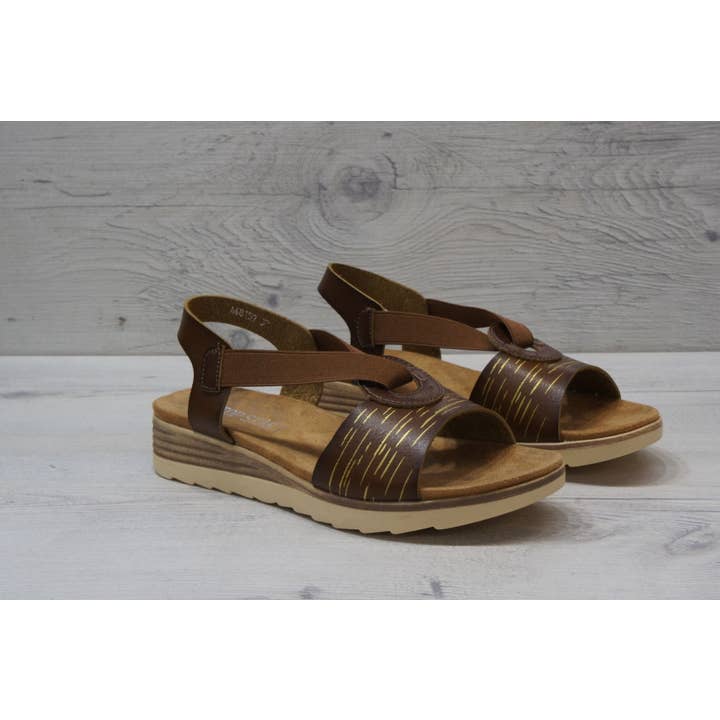 Top Staka – Engroshandel sandal - Dame – A68159 kvinders almindelig simpel cirkulær elastisk rem sandaler19