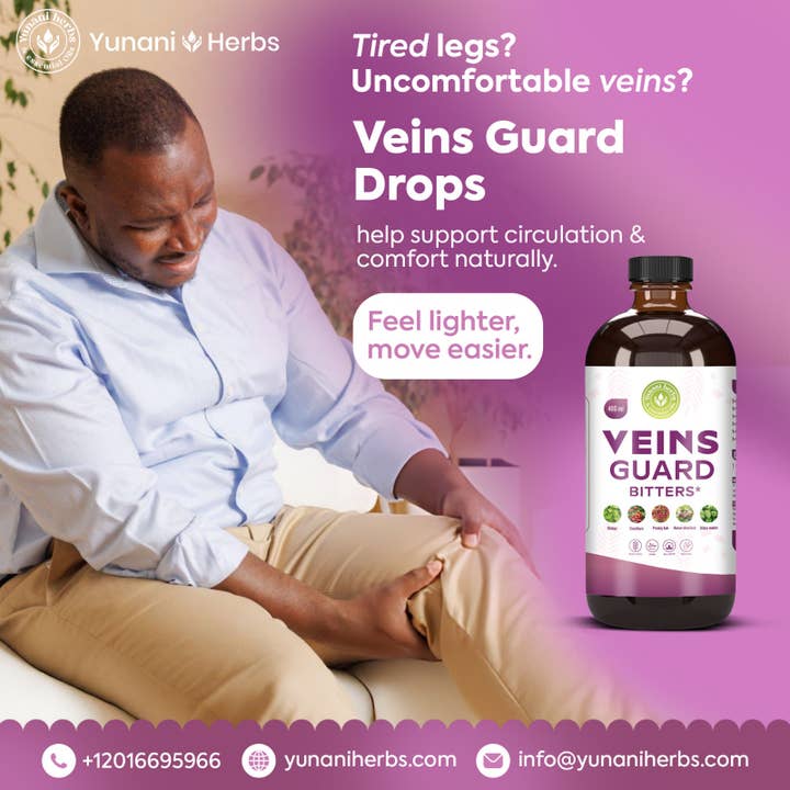 Veins Guard levende bitters 480 ml voor wholesale door Yunani Herbs & essential Oils