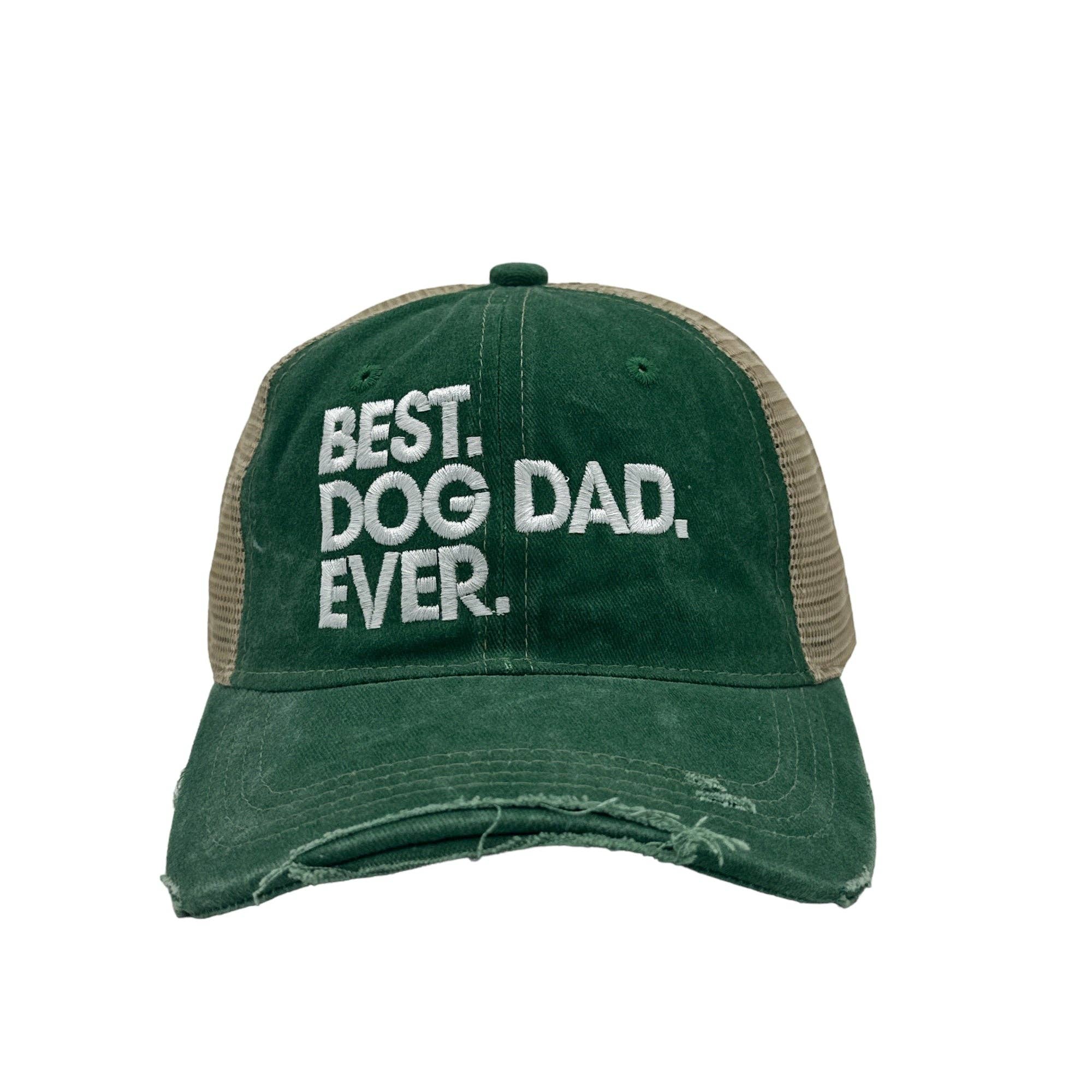 Crazy Dog T-Shirts - Wholesale Baseball Cap - Men's - Best Dog Dad Ever Hat Funny Fathers Day Pet Lovers Cap0