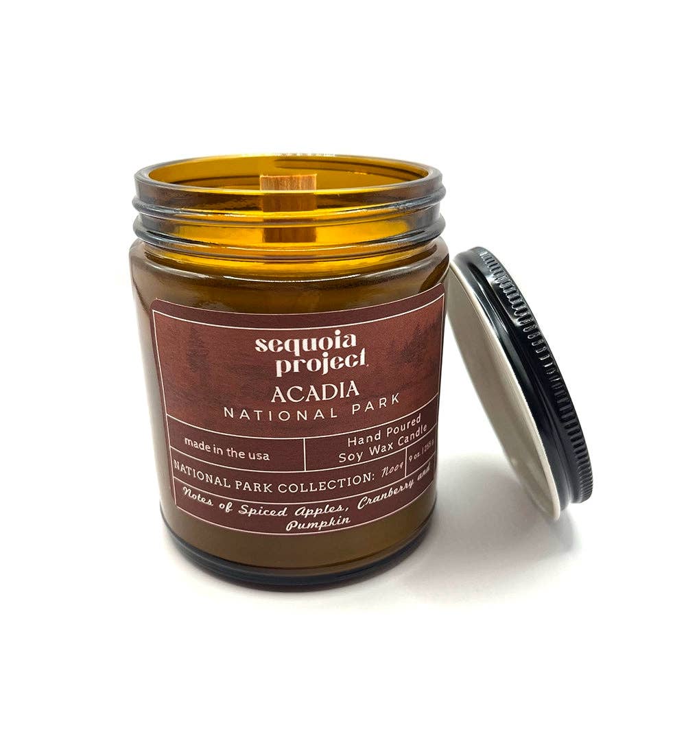 Sequoia Project - Wholesale Jar/Filled Candle - Acadia National Park Candle1