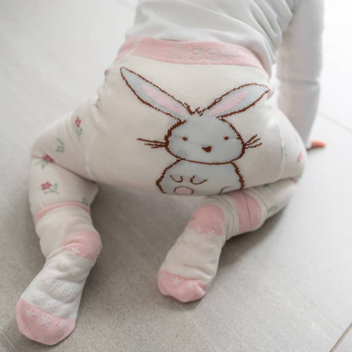 Ziggle Baby - Wholesale Clothing Set - Baby - Bunnies Cream Leggings and Socks Set5