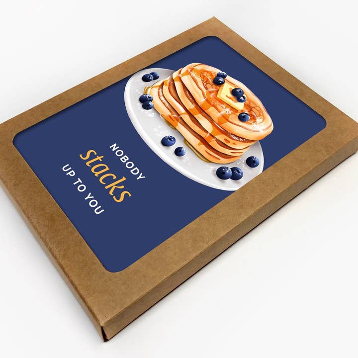 Tarjeta de agradecimiento Nobody Stacks Up To You Pun Juego de 10 para venta al por mayor de RachIllustrate