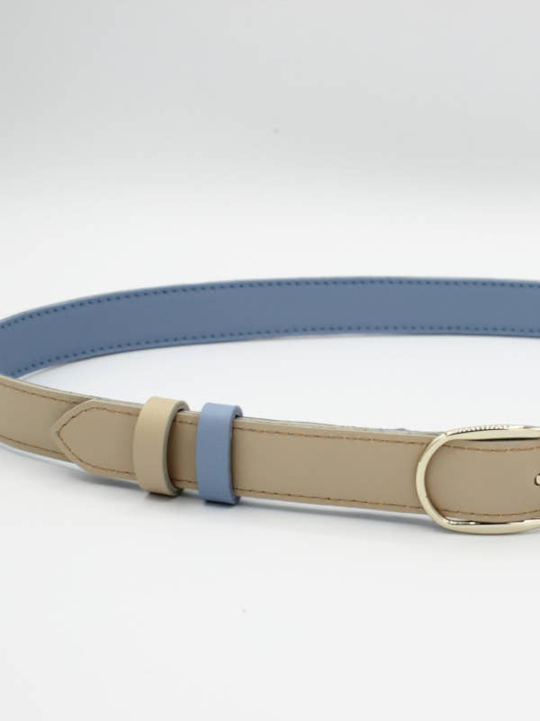 Ceinture artisanale en cuir pour homme et femme, reversible pour la vente par ATELIER GAUTHIER