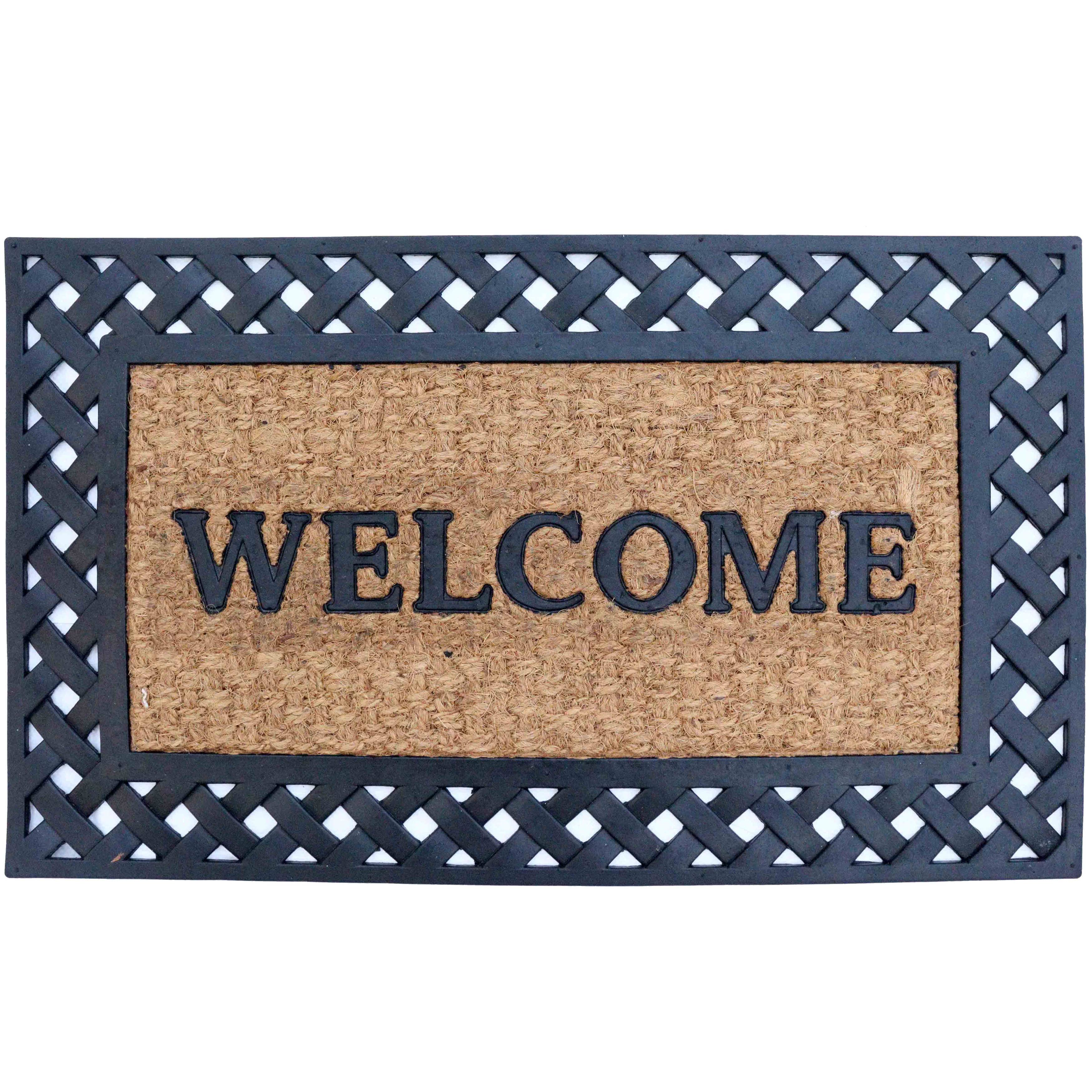 Quickway Imports – wholesale Door mat – Heavy Duty Coco Coir Doormat  18x30"15