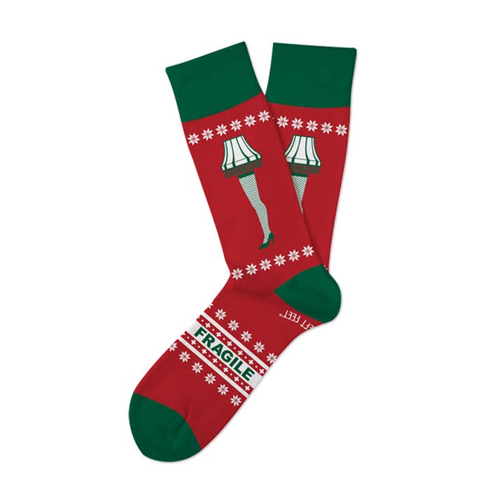 DM Merchandising - Wholesale Socks - Unisex - Two Left Feet Christmas Socks Open Stock