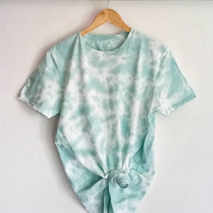 Seafoam Green |Tie Dye Basic Tshirt for wholesale by TyeMeUpDesigns