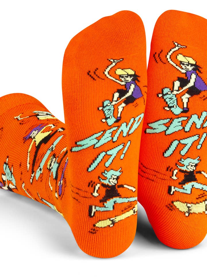 Send it! Skateboard Socks for wholesale by Lavley