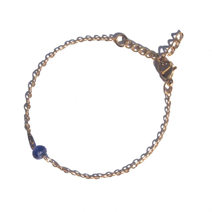 September Birthstone Bracelet - Sapphire for wholesale by MOHS Cristais