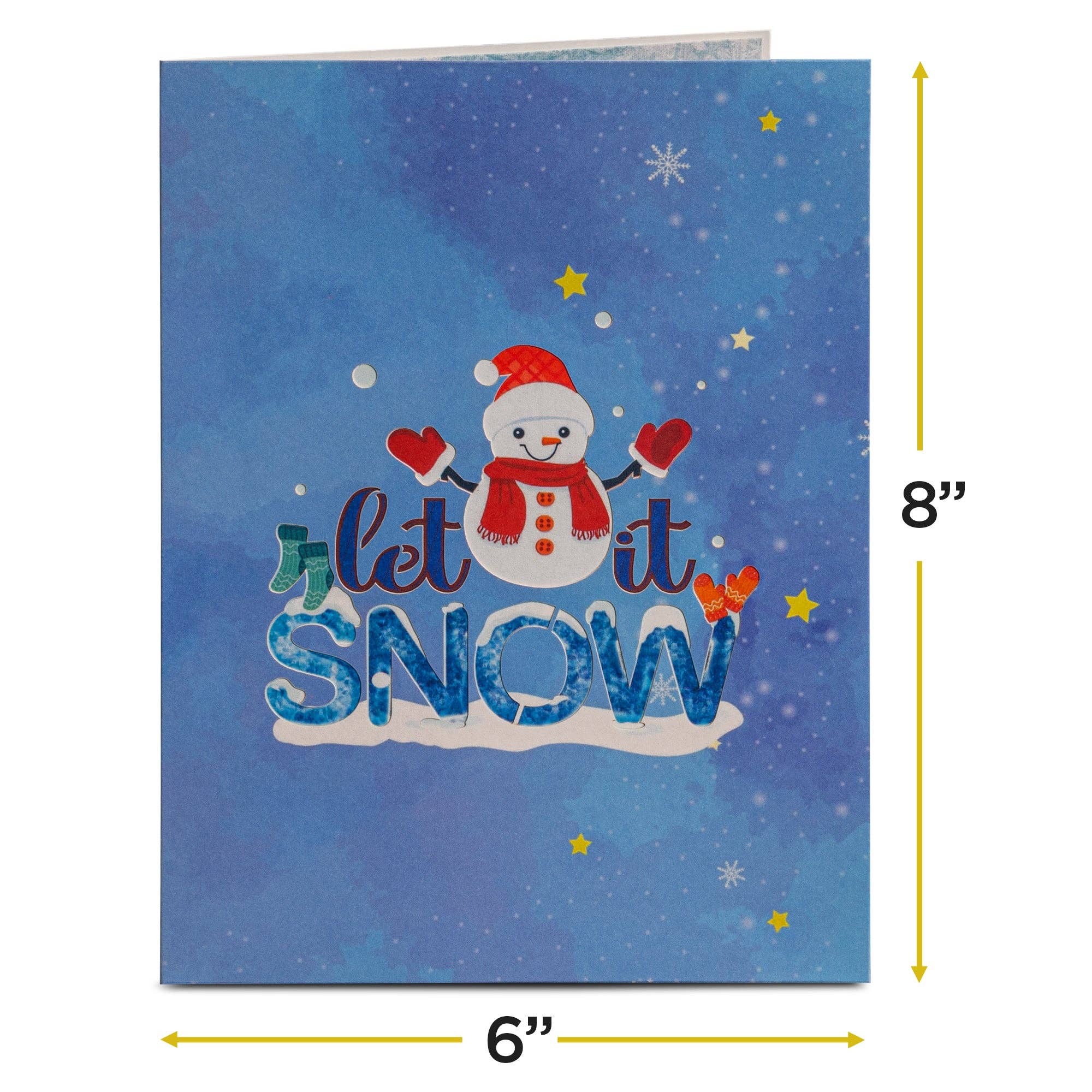 Paper Love - Wholesale Christmas Card - Let It Snow Pop Up Winter Card1