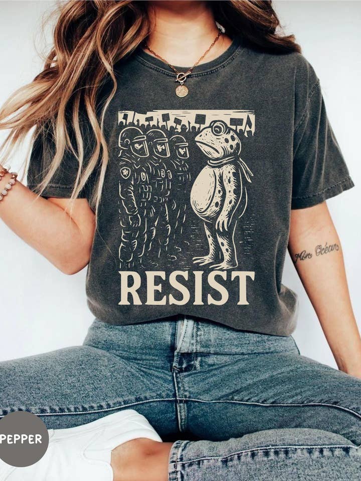 Glaime - Wholesale T-Shirt (Graphic) - Women's - Portland Frog Comfort Colors T-shirt, Anti ICE Sweatshirt1