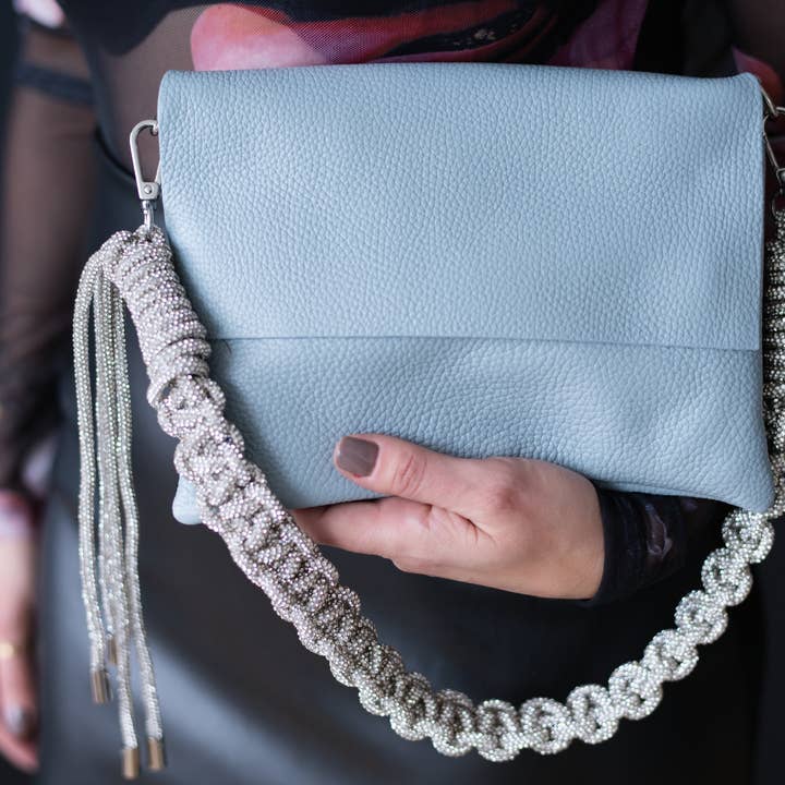 Cobra Tassel Strap – Crystal Fringe Strap for wholesale by Crystalinx