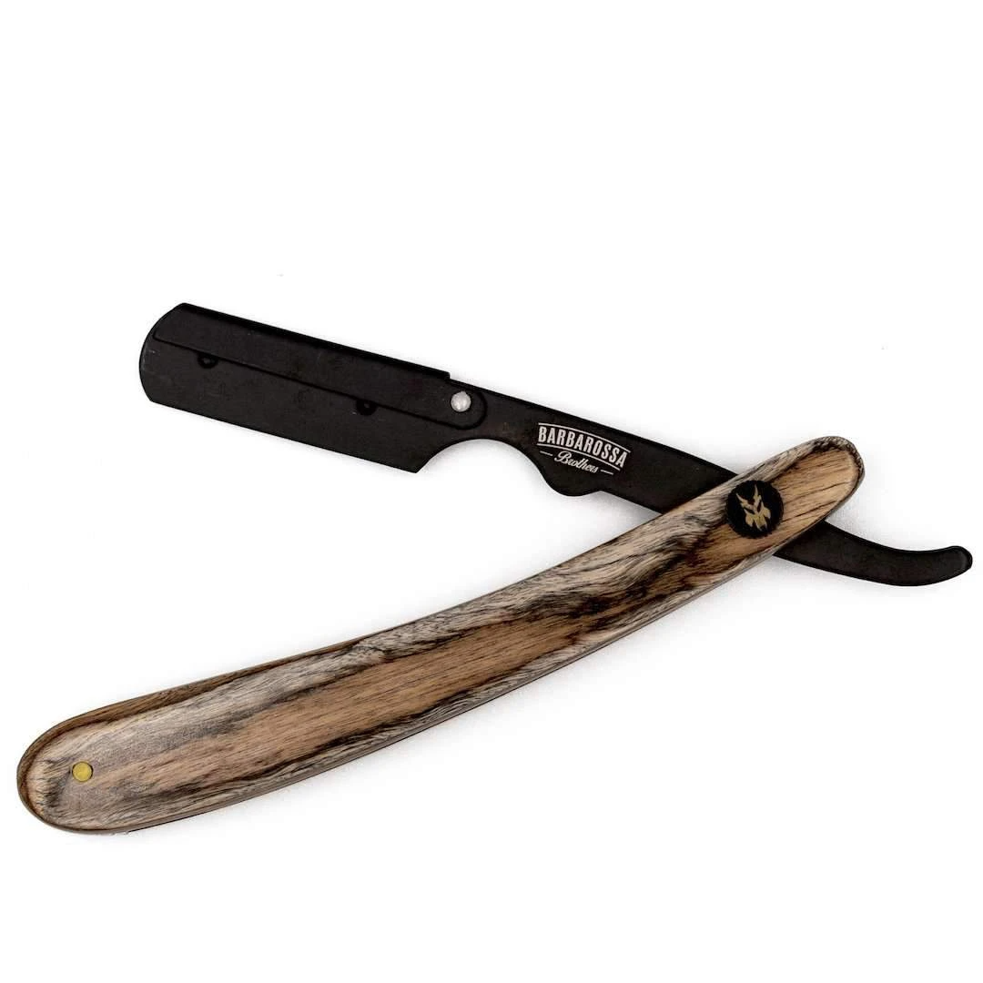 Barbarossa Brothers Online - Wholesale Razor - Men's - The Buccaneer: Cut Throat Razor - Brown Wood4
