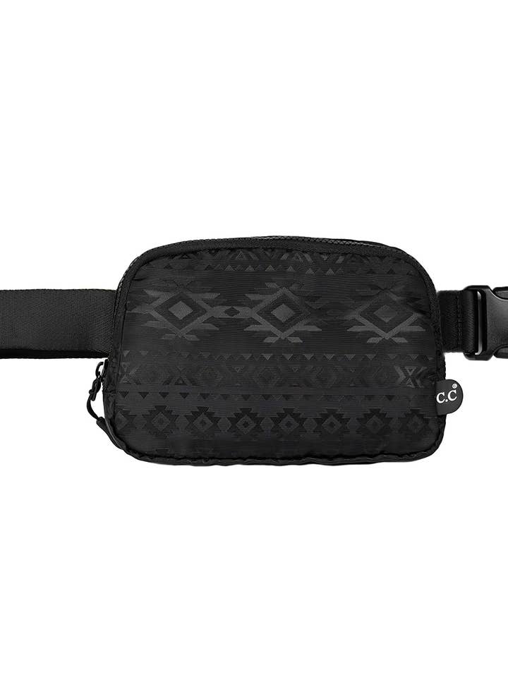 Riñonera - Aztec - Negra para venta al por mayor de Funky Junque