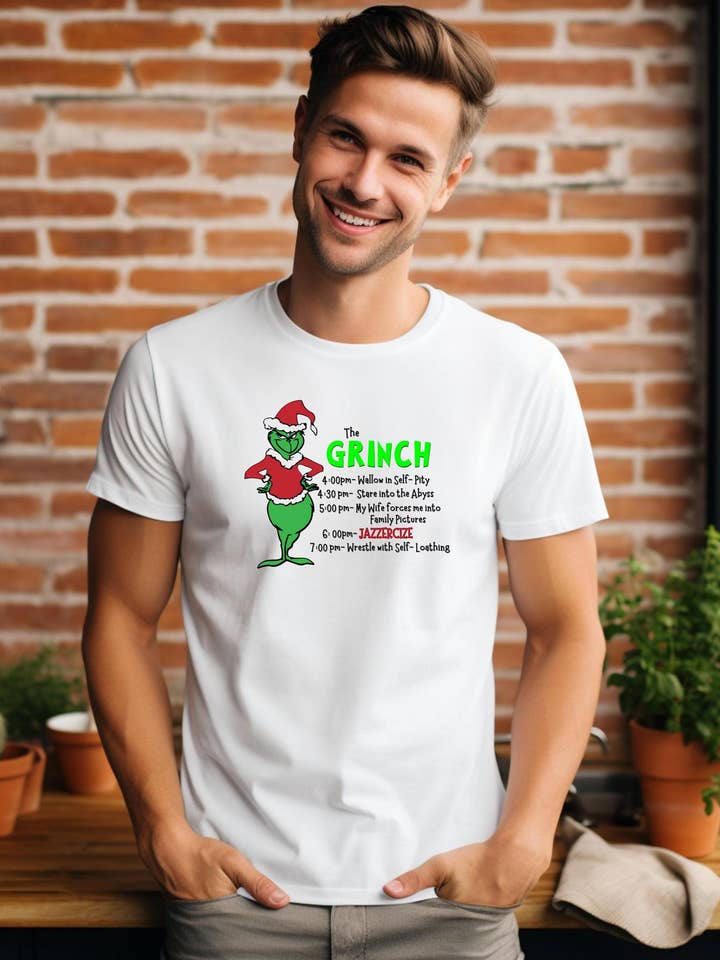 Grinch Christmas T-Shirt for Family Pictures for wholesale by 240 Spirit Press