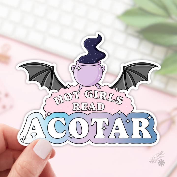 Adesivos Hot Girls Read Acotar / Adesivos para Amantes de Livros por atacado de Book Lover Merch Shop